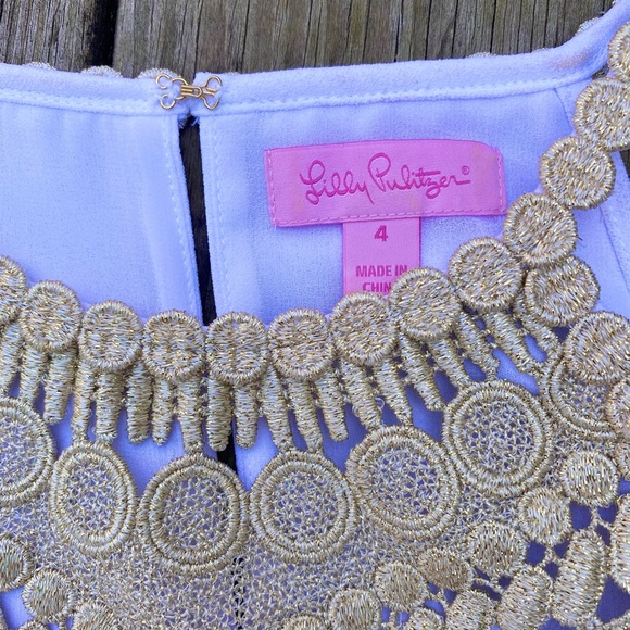 Lilly Pulitzer Resort White Pearl Soft Shift Dress | Size 4 - Picture 6 of 6